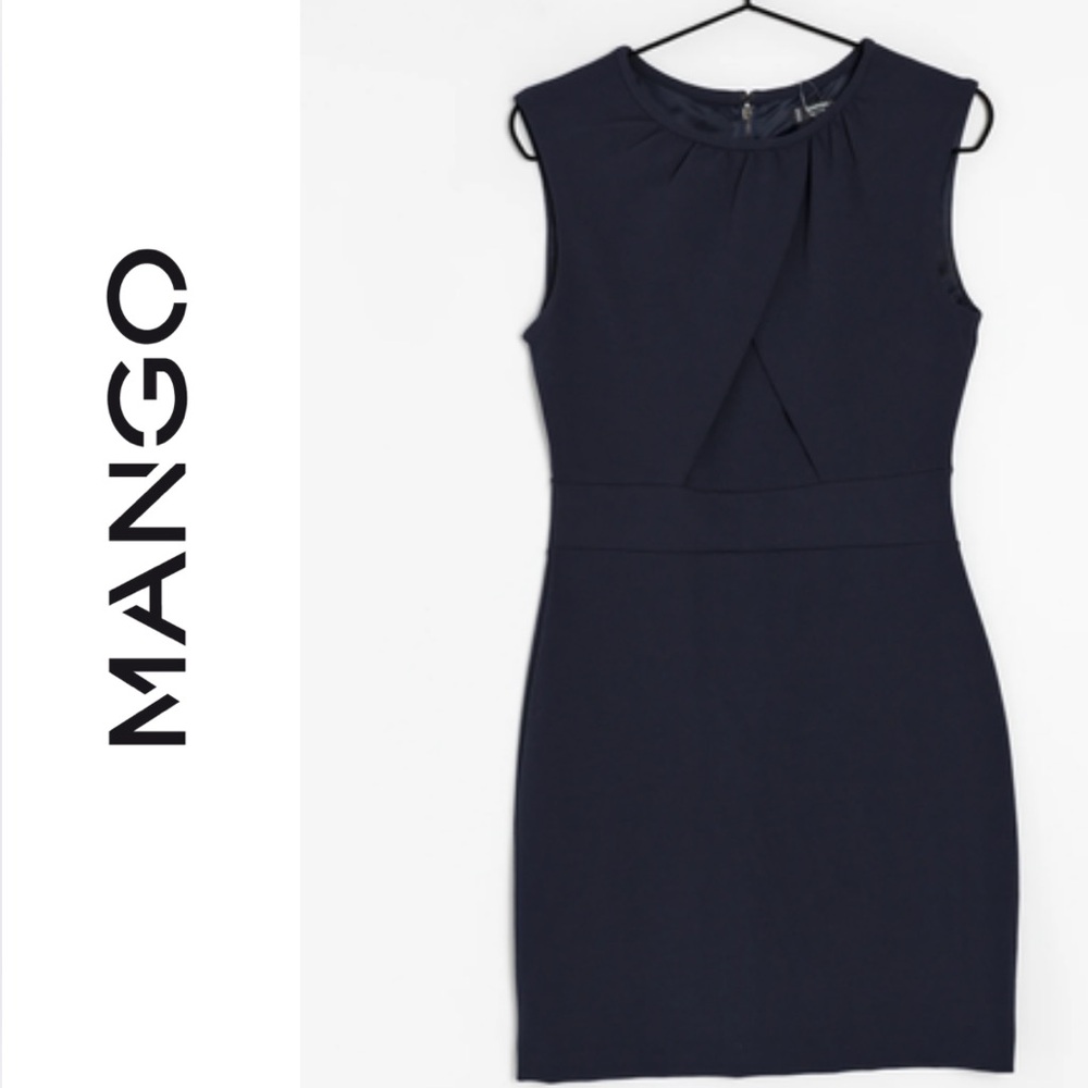 Mango Sleeveless Sheath Mini Dress